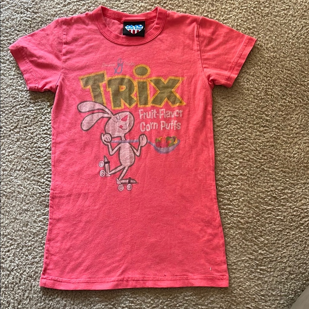 Junk Food Clothing Pink Short Sleeve Graphic Tee